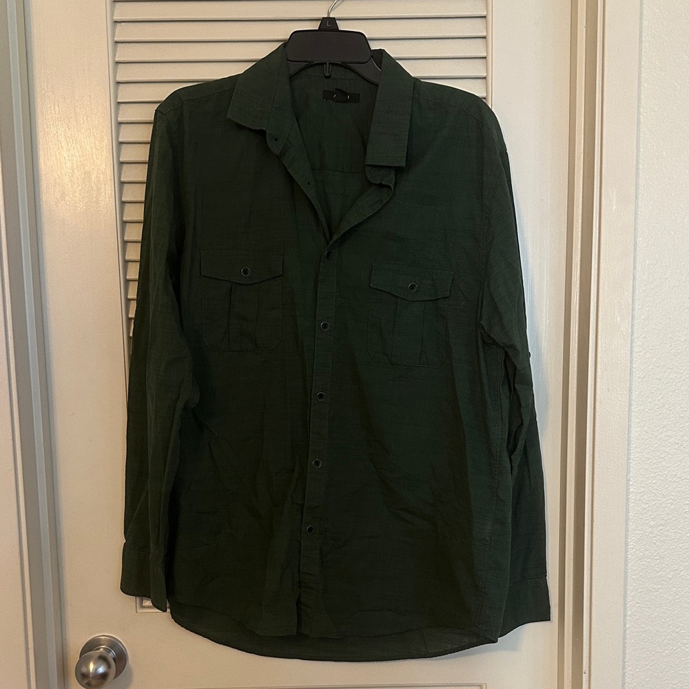 Alfani Forest Green Shirt